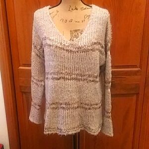 Forever 21 soft , fuzzy v neck sweater